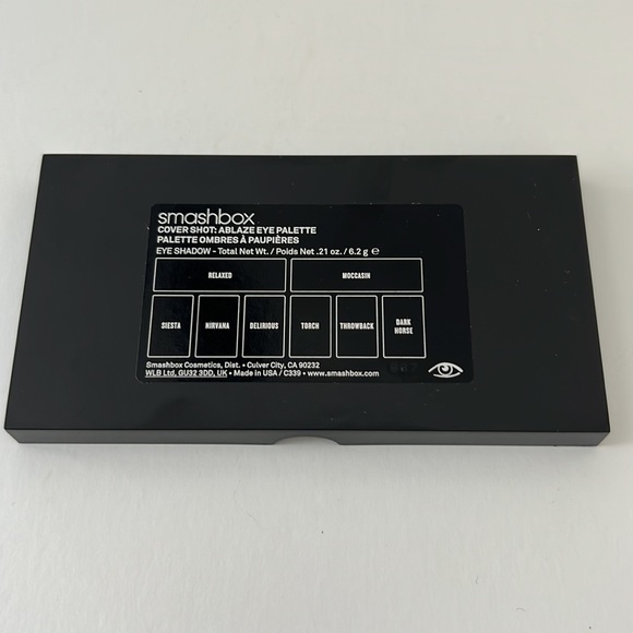 Smashbox Cover Shot Ablaze Eye Palette Eye Shadow Makeup 8 Shades Highlighter - Picture 5 of 5